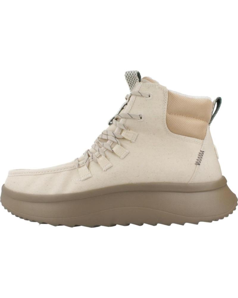 HEY DUDE WENDY APRES COATED TWILL STIEFEL IVORY IVORY
