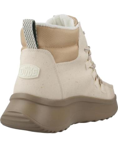 HEY DUDE WENDY APRES COATED TWILL STIEFEL IVORY IVORY