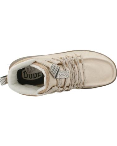 HEY DUDE WENDY APRES COATED TWILL STIEFEL IVORY IVORY