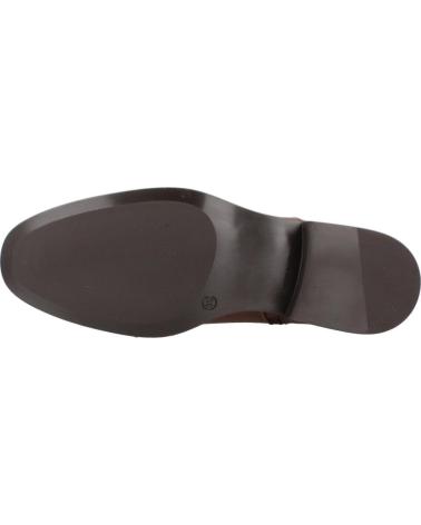 ALPE BOTINES COUTURE DE PIEL MARRÓN BRANDY CON HEBILLAS BRANDY