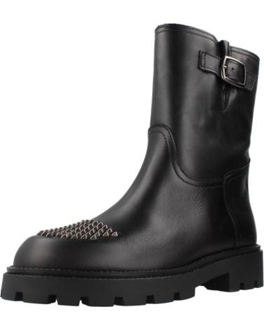 ALPE BOTINES AGNES NEGROS CON TACHUELAS DORADAS Y HEBILLA NEGRO