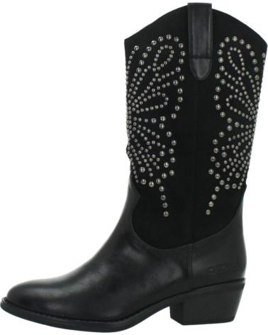 CHIKA10 BOTAS MUJER MODELO ISKIA 01 COLOR  NEGRO