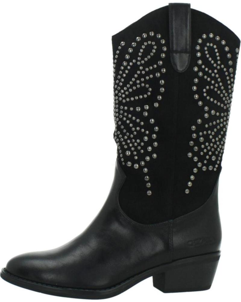 CHIKA10 BOTAS MUJER MODELO ISKIA 01 COLOR  NEGRO