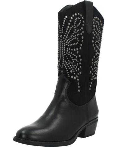 CHIKA10 BOTAS MUJER MODELO ISKIA 01 COLOR  NEGRO