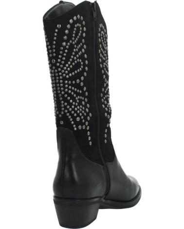 CHIKA10 BOTAS MUJER MODELO ISKIA 01 COLOR  NEGRO