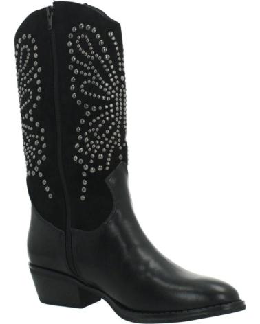CHIKA10 BOTAS MUJER MODELO ISKIA 01 COLOR  NEGRO