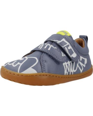 CAMPER TWS FW SNEAKER BLAU MEHRFARBIG MIT KLETTVERSCHLUSS MLTCLR