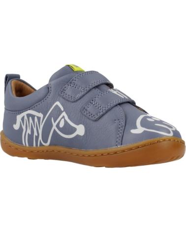 CAMPER TWS FW SNEAKER BLAU MEHRFARBIG MIT KLETTVERSCHLUSS MLTCLR