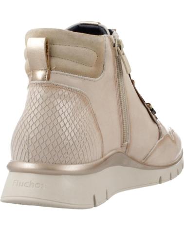 FLUCHOS BOTINES MUJER MODELO F2073 COLOR BEIS CRISTL