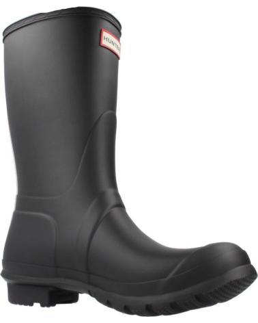 HUNTER WELLINGTON BACKSTRAP SHORT BOOTS WFS2353RMA BLACK NEGRO