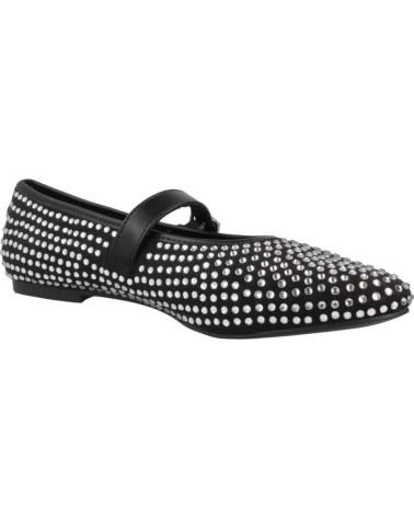 LA STRADA BAILARINAS 2300416S NEGRO CON TACHUELAS BLACK