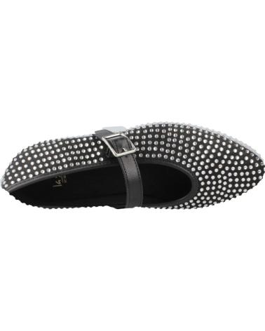 LA STRADA BAILARINAS 2300416S NEGRO CON TACHUELAS BLACK
