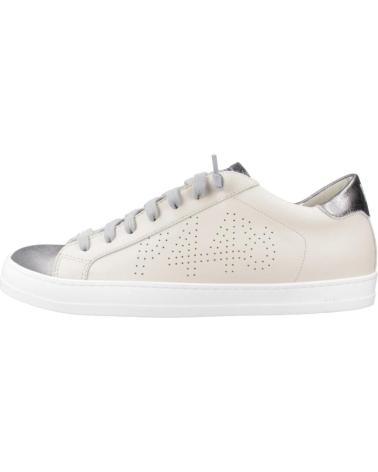 P448 CORJOHNW BEIGE SNEAKERS WITH METALLIC TOE NDEGUN
