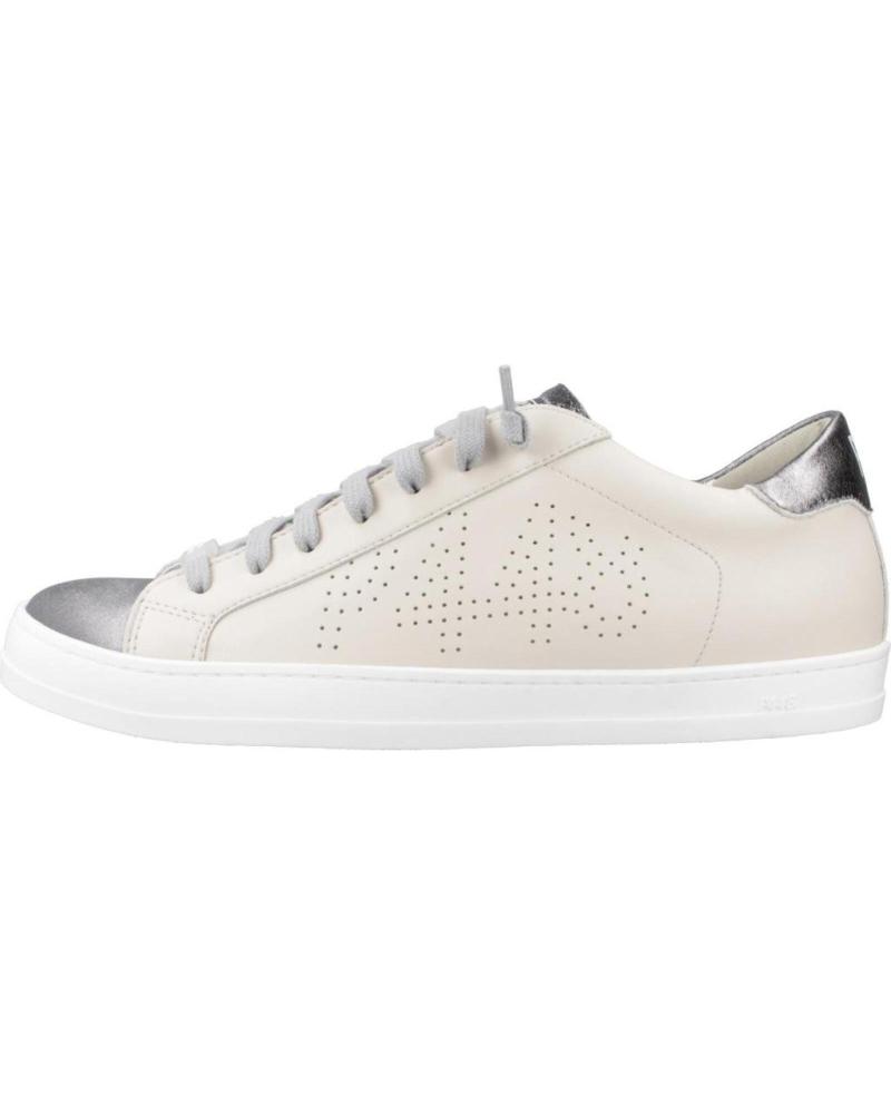 P448 CORJOHNW BEIGE SNEAKERS WITH METALLIC TOE NDEGUN