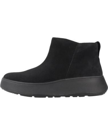 BOTINES CON CREMALLERA FITFLOP GM3 090 NEGROS DE ANTE BLACK