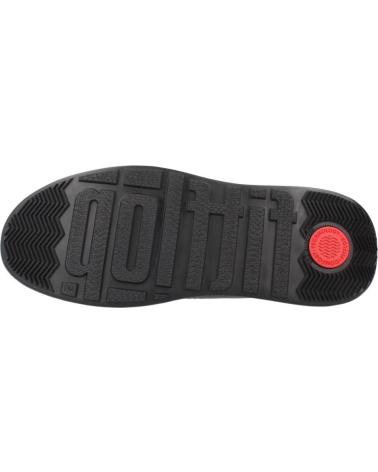 BOTINES CON CREMALLERA FITFLOP GM3 090 NEGROS DE ANTE BLACK
