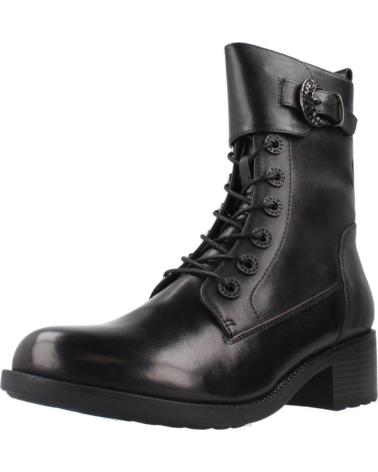 REGARDE LE CIEL BOTTINES EMILY412695 EN CUIR NOIR BLACK