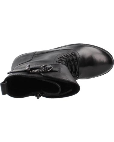 REGARDE LE CIEL BOTTINES EMILY412695 EN CUIR NOIR BLACK