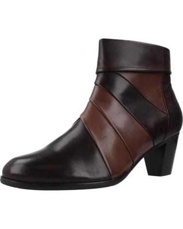 BOTTINES REGARDE LE CIEL SONIA 1466845 EN CUIR MARRON NOCE NOCE