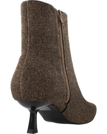 BOTTINES MENBUR MODÈLE 258210A00M OR PAILLETÉ À TALON KITTEN ET BOUT POINTU GOLD