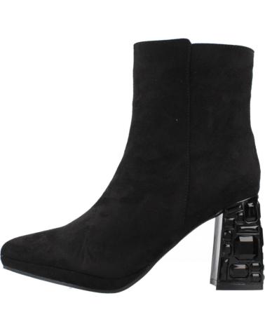 BOTTINES MENBUR 258400A01M NOIRES À TALON SCULPTÉ BLACK