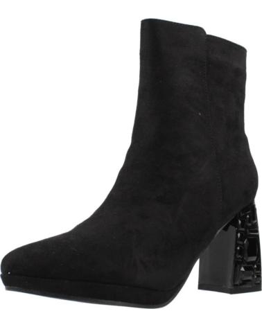 BOTTINES MENBUR 258400A01M NOIRES À TALON SCULPTÉ BLACK