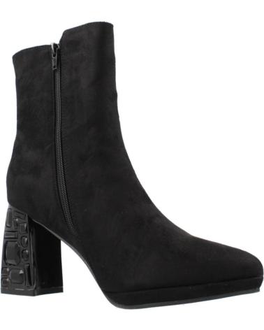 BOTTINES MENBUR 258400A01M NOIRES À TALON SCULPTÉ BLACK