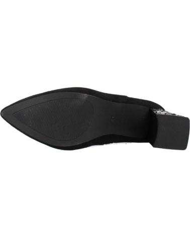 BOTTINES MENBUR 258400A01M NOIRES À TALON SCULPTÉ BLACK