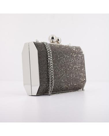 POCHETTE MENBUR 858790001M NOIRE AVEC CHAÎNE BLACK