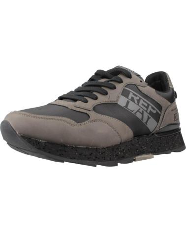 REPLAY RS680089S CASUAL SNEAKER GRAU/SCHWARZ FÜR HERREN GRYBLK