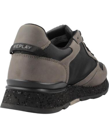 REPLAY RS680089S CASUAL SNEAKER GRAU/SCHWARZ FÜR HERREN GRYBLK