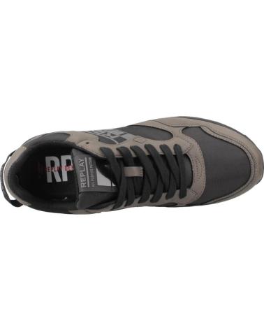 REPLAY RS680089S CASUAL SNEAKER GRAU/SCHWARZ FÜR HERREN GRYBLK