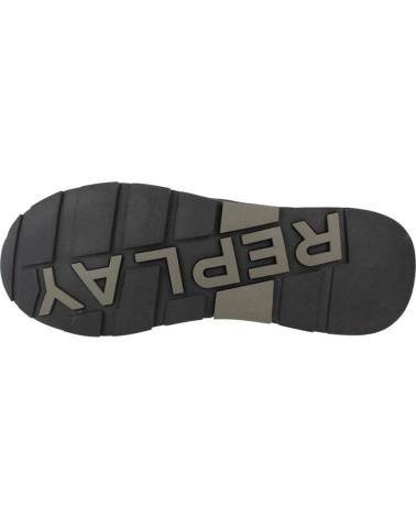 REPLAY RS680090T - FREIZEIT-SNEAKER CAMOUFLAGE SCHWARZ/GRÜN HERREN CMGRN