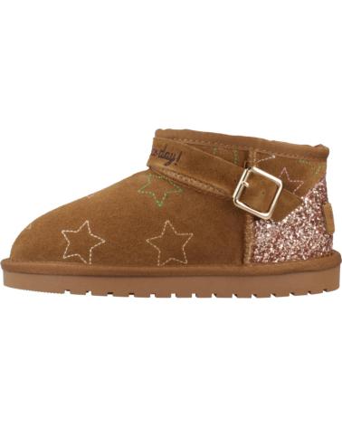 BOTAS GIOSEPPO MATREI DE SERRAJE MARRÓN CUERO CON ESTRELLAS Y GLITTER CUERO