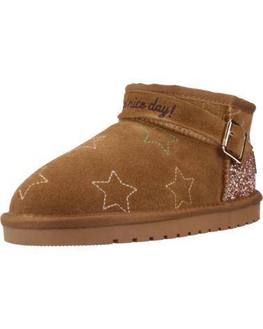 BOTAS GIOSEPPO MATREI DE SERRAJE MARRÓN CUERO CON ESTRELLAS Y GLITTER CUERO