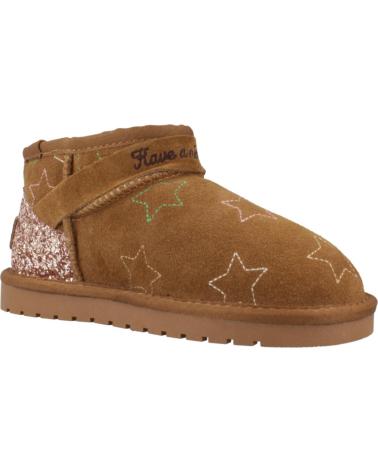 BOTAS GIOSEPPO MATREI DE SERRAJE MARRÓN CUERO CON ESTRELLAS Y GLITTER CUERO