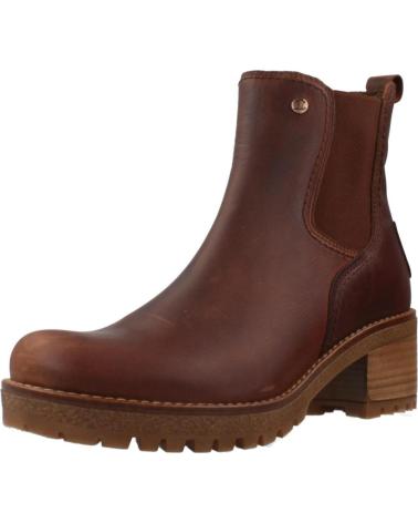 PANAMA JACK BOTTINES PIA B30 EN CUIR MARRON CUERO