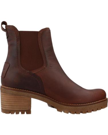 PANAMA JACK BOTTINES PIA B30 EN CUIR MARRON CUERO