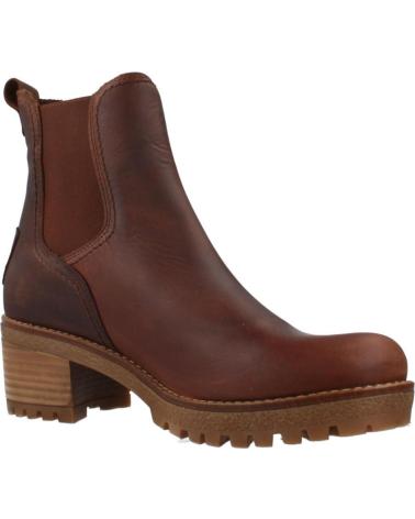 PANAMA JACK BOTTINES PIA B30 EN CUIR MARRON CUERO