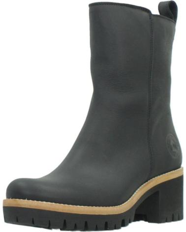 PANAMA JACK POLET B1 NAPPA LEATHER ANKLE BOOTS IN BLACK NEGRO