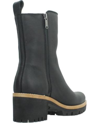 PANAMA JACK POLET B1 NAPPA LEATHER ANKLE BOOTS IN BLACK NEGRO