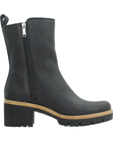 PANAMA JACK POLET B1 NAPPA LEATHER ANKLE BOOTS IN BLACK NEGRO