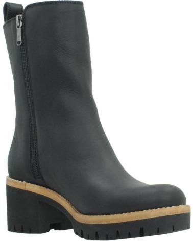 PANAMA JACK POLET B1 NAPPA LEATHER ANKLE BOOTS IN BLACK NEGRO