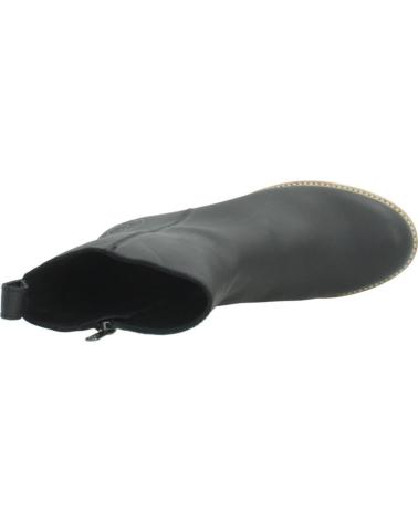PANAMA JACK POLET B1 NAPPA LEATHER ANKLE BOOTS IN BLACK NEGRO