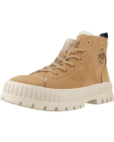 PALLADIUM BOTINES MUJER MODELO PALLASHOCK ZIP COLOR MARRON BROWN