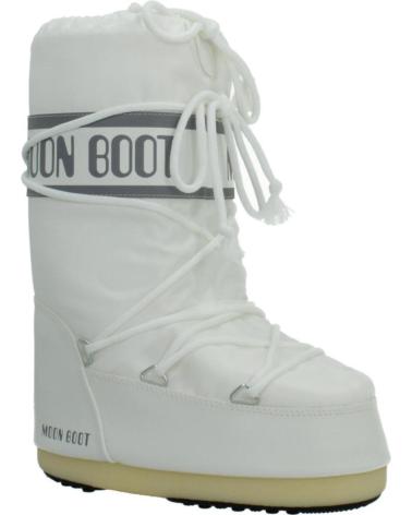 MOON BOOT MB ICON NYLON BOOTS WHITE WHITE
