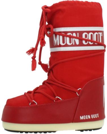 MOON BOOT MB ICON NYLON STIEFEL ROT RED
