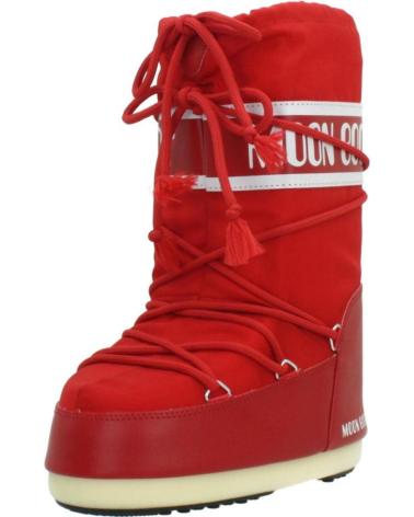 MOON BOOT MB ICON NYLON STIEFEL ROT RED