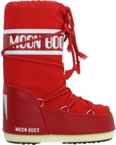 MOON BOOT MB ICON NYLON STIEFEL ROT RED