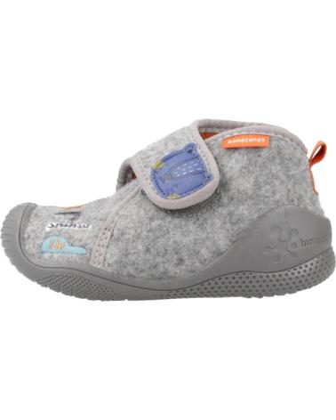 BIOMECANICS ZAPATILLAS HOGAR NINO MODELO 241154B COLOR  GRIS
